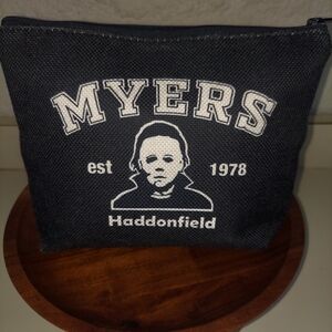 Myers Black Canvas Cosmetic Bag